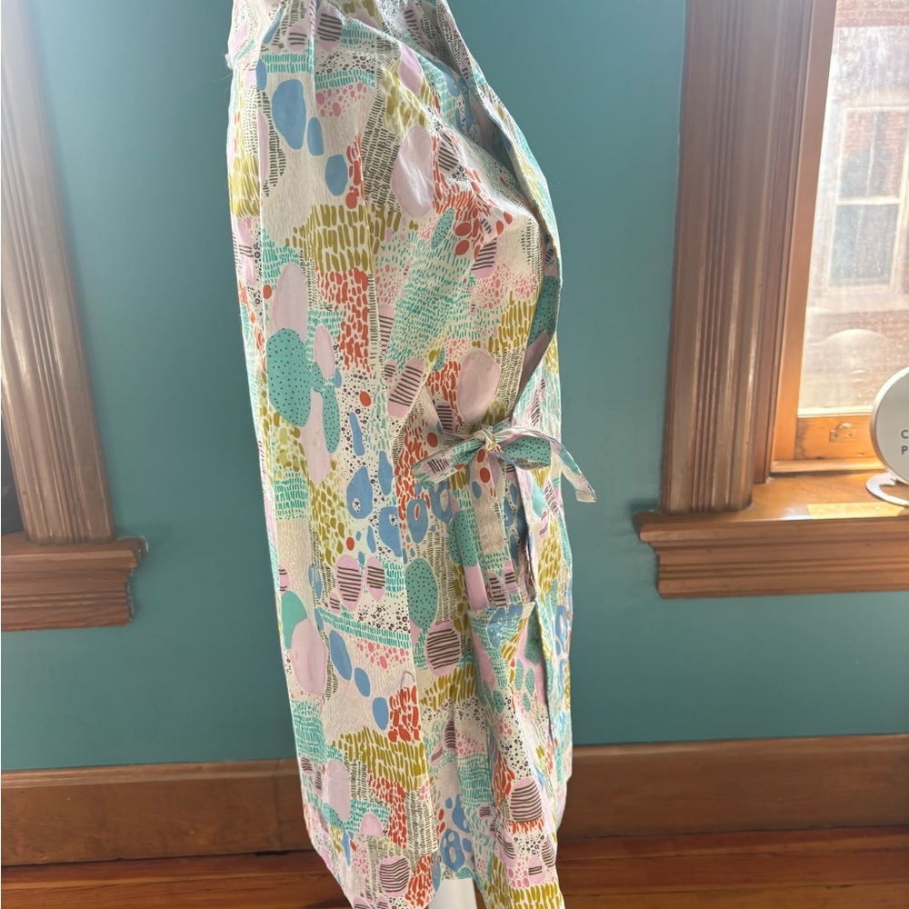 Colorful Patterned Side Tie Jacket - Picture 3 of 4